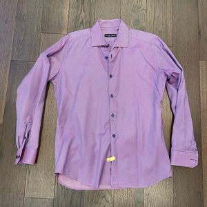 Jared Lang pink/purple button up